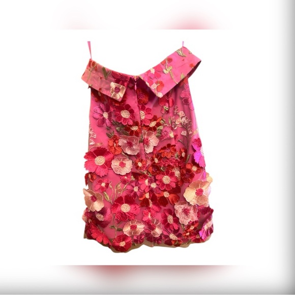 Altar'd State Pink Floral Strapless Dress - Picture 4 of 5